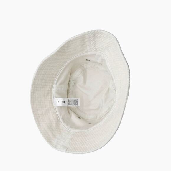 Lululemon Corduroy Bucket Hat Wide Wale Ivory Size‎ Small - Picture 4 of 5